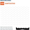 image:imagePHS Black Sawtooth Picture Hangers 134 in 100 Pack No Nails Needed  Selfattaching sawtooth picture hangers easy install with no nails or extra hardware for wood picture frames and artwork1000 Pack