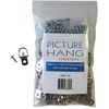 image:imagePHS DRing Picture Hangers Holds 10 lb 100 Pack with Screws  Small singlehole d ring picture hangers with screws included Drings for picture frames mirrors artwork100 Pack