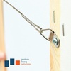 image:imagePHS DRing Picture Hangers with Screws Holds 3 lb 100 Pack  Small d rings picture hanging hardware for lightweight frames paintings photos amp artwork100 Pack