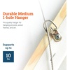 image:imagePHS Frame Back Kit with DRing Hangers Wire amp Bumpers for 50 Frames  Professional picture hanging hardware kit includes wire bumpers amp Drings for artwork installation