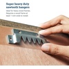 image:imagePHS Heavy Duty Sawtooth Picture Hangers Holds 250 lb 10 Pack  Large picture hangers with screws 14gauge zinc steel brackets for frames mirrors amp signs