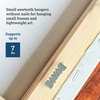 image:imagePHS Small Sawtooth Picture Hangers Holds 7 lb 100 Pack No Nails  Frame hanging hardware picture hangers for drywall canvas hangers for walls photos amp artwork100 Pack