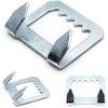image:imagePHS Metal Sawtooth Foam Board Hangers Holds 12 lb 100 Pack  Toolfree metal picture hanging hardware 34 in sawtooth hangers for foamboard corrugated board amp lightweight displays100 Pack
