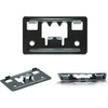 image:imagePHS Snap in Metal Frame Picture Hangers 100 Pack No Nails  Light duty back clips for metal frames toolfree installation keeps frames level black finish