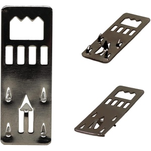 image:imagePHS Kwik Foam Board Hangers Holds 1 lb Each 100 Pack No Nails Needed  Picture hangers pressin metal prongs no nails needed for foamboard art photos posters