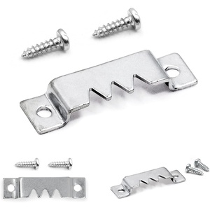 image:imagePHS Sawtooth Picture Hangers Holds 25 lb 50 Pack with Screws  Heavy duty sawtooth picture hangers holds up to 25 lb for wood plastic metal frames50 Pack