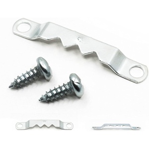 image:imagePHS Small Sawtooth Picture Hangers Holds 7 lb 100 Pack with Screws  Small sawtooth hangers holds up to 7 lb and easy install canvas hangers for picture frames and canvas100 Pack