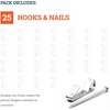 image:image50 lb Picture Hanger Hooks with Nails  25 Pack  Heavy Picture Hangers 50 lbs