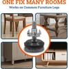 image:imageCloverdale Furniture Levelers Holds 400 lb 8 Pack 1420 Leveling Feet  Adjustable furniture feet 1420 thread with felt base holds 400 lb for tables chairs cabinets beds on uneven floors8 Pack