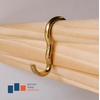 image:imagePHS Brass Picture Rail Hooks Holds 25 lb 25 Pack  Molding hooks for picture rail hanging systems gallery rails dorm rooms amp art hanging10 Pack