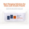 image:imagePHS Clear Acrylic Sign Standoffs 13 mm x 19 mm 4 Pack for 5 mm Panels  Wallmount standoff spacers floating display effect includes screws amp anchors for signs posters amp art19mm x 25mm  4 Pack