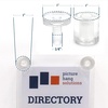 image:imagePHS Clear Acrylic Sign Standoffs 13 mm x 19 mm 4 Pack for 5 mm Panels  Wallmount standoff spacers floating display effect includes screws amp anchors for signs posters amp art25mm x 25mm  4 Pack