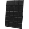 image:imagePHS Clear Rubber Bumpers 1 in Square 20 Pack  Selfadhesive rubber pads kitchen cabinet door bumpers drawer stops noise dampening glass amp frame backsBlack