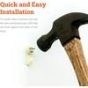 image:imagePHS Concrete Wall Hooks Holds 30 lb 20 Pack  Small invisible plastic hardwall hangers no drill picture hooks for brick concrete cinder block walls frames amp art