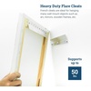 image:imagePHS French Cleat Hanger 10 in Holds 50 lbs 2 Pack  Heavy duty aluminum Zclips mirror brackets for wall mount whiteboards headboards silver finish30 Pack