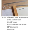 image:imagePHS French Cleat Hanger 18 in Holds 90 lb 10 Pairs  Heavy duty mirror hanging kit with aluminum z brackets mounting hardware for mirrors whiteboards amp headboards1 Pack
