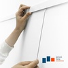 image:imagePHS Gallery Rail System Kit 79 in Holds 154 lb Steel Cords  TR100 wall track steel cords amp artwork hooks complete art hanging system easy installation1