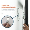 image:imagePHS Heavy Duty Picture Hanging JHooks Holds 100 lb per Pair 2 Pairs  Adjustable picture hangers with leveling system wall mount hardware for mirrors art amp frames25
