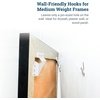 image:imagePHS Large Wall Buddies Picture Hangers Holds 60 lb 5 Pack with Nails  Picture hanging kit includes replacement hooks amp nails holds 60 lb large frames amp mirrors for drywall plaster wood walls