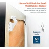 image:imagePHS Large Wall Buddies Picture Hangers Holds 60 lb 5 Pack with Nails  Picture hanging kit includes replacement hooks amp nails holds 60 lb large frames amp mirrors for drywall plaster wood walls