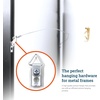 image:imagePHS Metal Picture Hangers DRing for 11 Profile Aluminum Frame 24 Pack  3 part metal picture hangers fits 11 profile aluminum frames picture framing hardware 15 by 05 inch