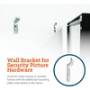 image:imagePHS Security Picture Hanging Brackets 100 Pack with Screws amp Anchors  Antitheft wall support brackets for 11 metal amp wood frames secure art displays in hotels amp public spaces