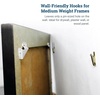 image:imagePHS Small Wall Buddies Picture Hangers Holds 30 lb 5 Pack with Nails  Picture hanging kit includes replacement hooks amp nails holds 60 lb large frames amp mirrors for drywall plaster wood walls