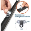 image:imagePHS Snap Hangers for 11 Metal Picture Frames No Tools Needed 100 Pack  Boomerang design toolfree installation no screws required fast amp secure frame mounting