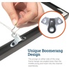 image:imagePHS Snap Hangers for 11 Metal Picture Frames No Tools Needed 100 Pack  Boomerang design toolfree installation no screws required fast amp secure frame mounting