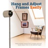 image:imagePHS Steel Cable Art Hanging System Holds 25 lb No Track Ceiling Mount  Adjustable picture hangers ceiling hanger gallery wall hanging system for photos frames amp artworks1 Pack
