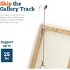 image:imagePHS Steel Cable Art Hanging System Holds 25 lb No Track Ceiling Mount  Adjustable picture hangers ceiling hanger gallery wall hanging system for photos frames amp artworks1 Pack