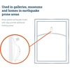 image:imagePHS Tremor Proof Heavy Duty Picture Hanging Hooks Holds 30 lb 100 Pack  Earthquake proof heavy duty picture hanging hooks holds up to 30 lb of mirrors and wall art for drywall and plaster walls100