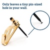 image:imagePHS Tremor Proof Heavy Duty Picture Hanging Hooks Holds 30 lb 100 Pack  Earthquake proof heavy duty picture hanging hooks holds up to 30 lb of mirrors and wall art for drywall and plaster walls15