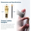 image:imagePHS Tremor Proof Heavy Duty Picture Hanging Hooks Holds 30 lb 100 Pack  Earthquake proof heavy duty picture hanging hooks holds up to 30 lb of mirrors and wall art for drywall and plaster walls100
