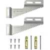 image:imagePHS Wall Buddies Hanger Holds 30 lb 5 Pack with Nails amp Screws Wood  Wall buddies sawtooth alternative holds up to 30 lb for wood picture frames hooks nails and screws included