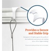 image:imagePHS White Picture Rail Hooks Holds 8 lb 10 Pack  Sclip design fits ogee picture rail molding compatible with rail hanging systems for frames photos amp artwork10