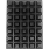 image:imageCloverdale Clear Rubber Feet 516 in Tall Square 35 Pack  Selfadhesive nonslip bumper pads for cutting boards electronics laptops amp appliancesBlack