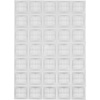 image:imageCloverdale Clear Rubber Feet 516 in Tall Square 35 Pack  Selfadhesive nonslip bumper pads for cutting boards electronics laptops amp appliancesClear