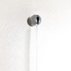 image:imagePHS Adjustable Picture Hanging System  Bullet Hanger with Nylon Cable amp Gallery Hooks  Art Hanging System  Art Cable Supports 25 lbs  No Track Needed
