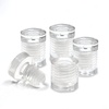 image:imagePHS Clear Acrylic Sign Standoffs 13 mm x 19 mm 4 Pack for 5 mm Panels  Wallmount standoff spacers floating display effect includes screws amp anchors for signs posters amp art13mm x 13mm  4 Pack