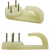 image:imagePHS Concrete Wall Hooks Holds 30 lb 20 Pack  Large invisible plastic hardwall hangers no drill picture hooks for brick concrete cinder block walls frames amp art