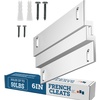 image:imagePHS French Cleat Hanger 6 in Holds 50 lb 3 Pairs  Aluminum z clips mirror hanging hardware mounting brackets for cabinets frames amp whiteboards50 pairs