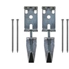 image:imagePHS Heavy Duty Picture Hanging JHooks Holds 100 lb per Pair 2 Pairs  Adjustable picture hangers with leveling system wall mount hardware for mirrors art amp frames25