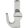 image:imagePHS Picture Rail Hooks Holds 44 lb 10 Pack for Nylon Cords  Adjustable sidescrew Jhooks for gallery rails amp picture hanging systems fits 152 mm nylon cords amp steel cables