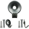 image:imagePHS Steel Utility Hanger Holds 30 lb 20 Pack with Screws  Heavyduty wall hooks zincplated finish includes anchors amp screws for frames mirrors amp wall decors20