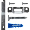 image:imagePHS T Lock Security Picture Hangers 5 Pack with Wrench for Cleats  Antitheft frame locks fits wood frame cleats tamperresistant security hardware10 Pack