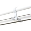 image:imagePHS White Picture Rail Hooks 12 Pack for Rail Molding No Wall Damage  Steel rail molding hooks white finish for picture rail molding gallery hanging system no nail holes12 Pack