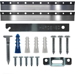 image:imagePHS French Cleat 10 in Holds 50 lb 2 Pairs with Security Lock  10 inch french cleat hangers holds 50 lb per pair with antitheft security screws amp anchors included2 Pack