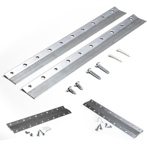 image:imagePHS French Cleat Hanger 10 in Holds 50 lbs 2 Pack  Heavy duty aluminum Zclips mirror brackets for wall mount whiteboards headboards silver finish2 Pack