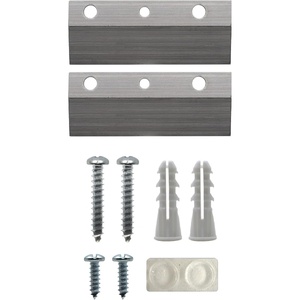 image:imagePHS French Cleat Hanger 3 in Holds 15 lb 3 Pairs with Screws amp Anchors  Aircraftgrade aluminum cleats includes bumpers for frames mirrors amp wall art